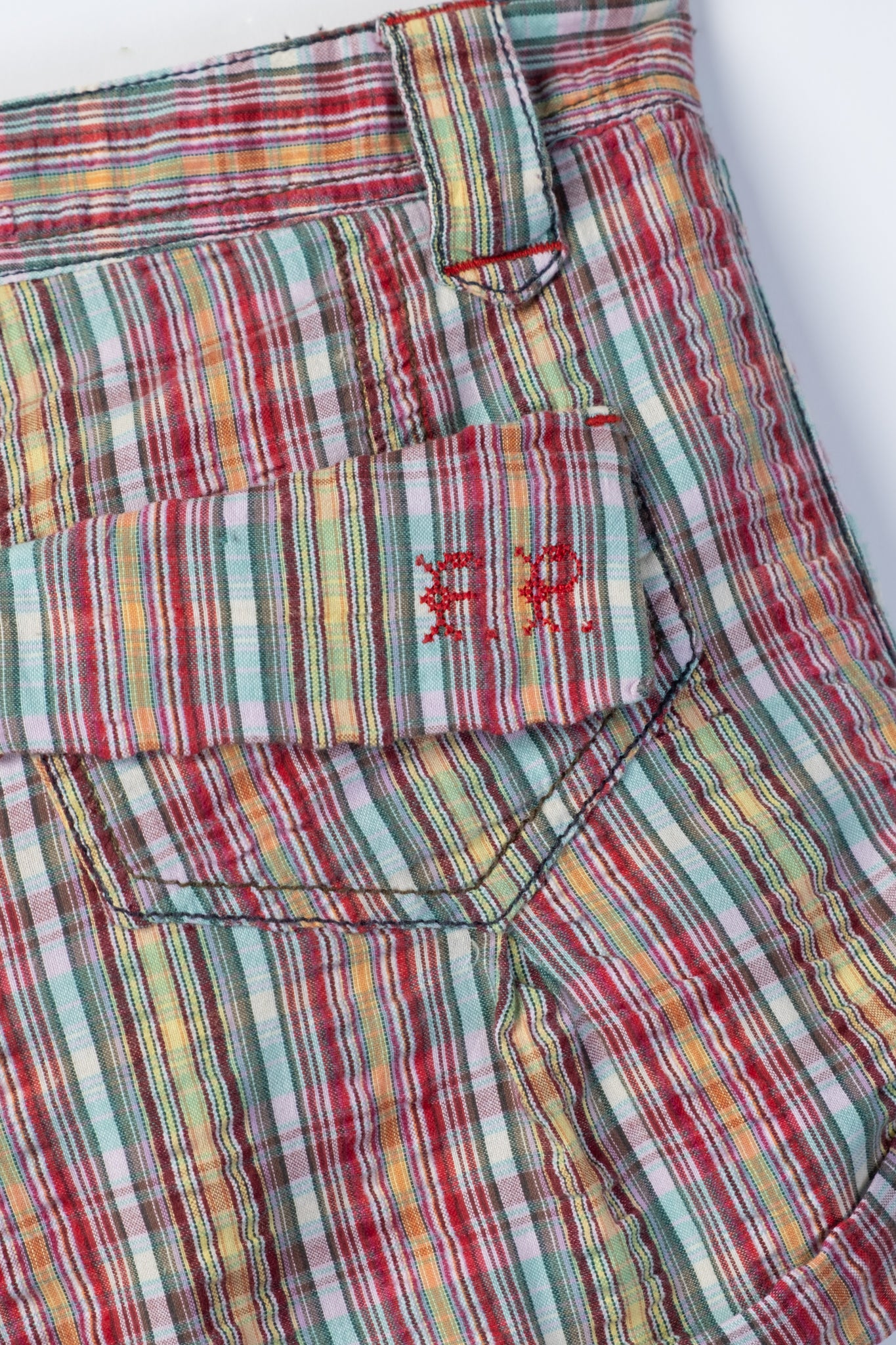 Y2K Plaid Lowrise Shorts