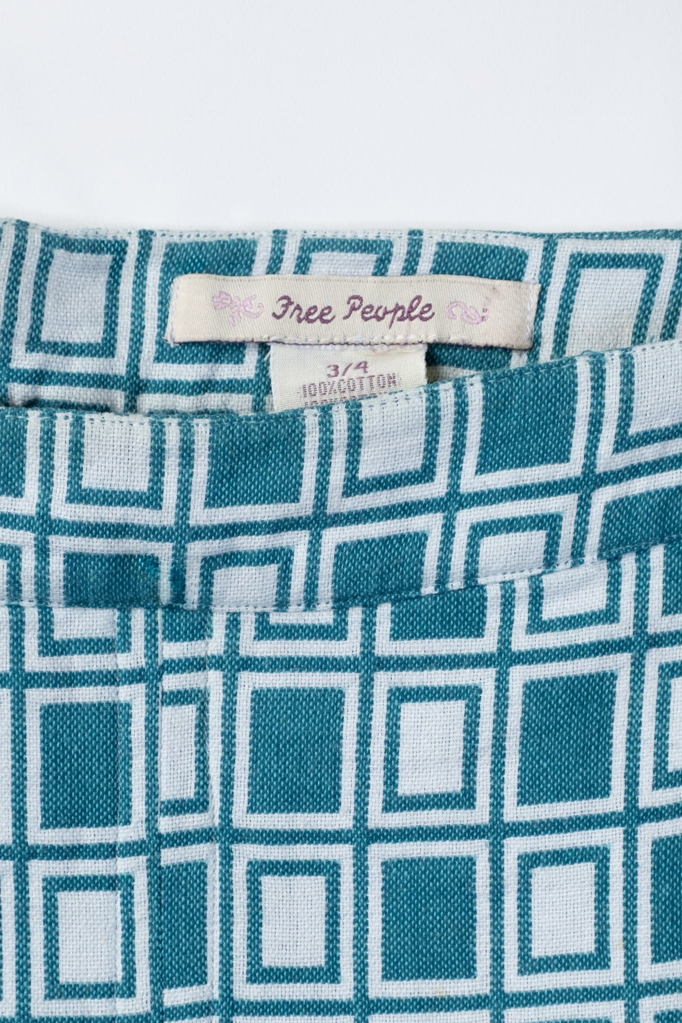 90s Front Pleat Check Skirt
