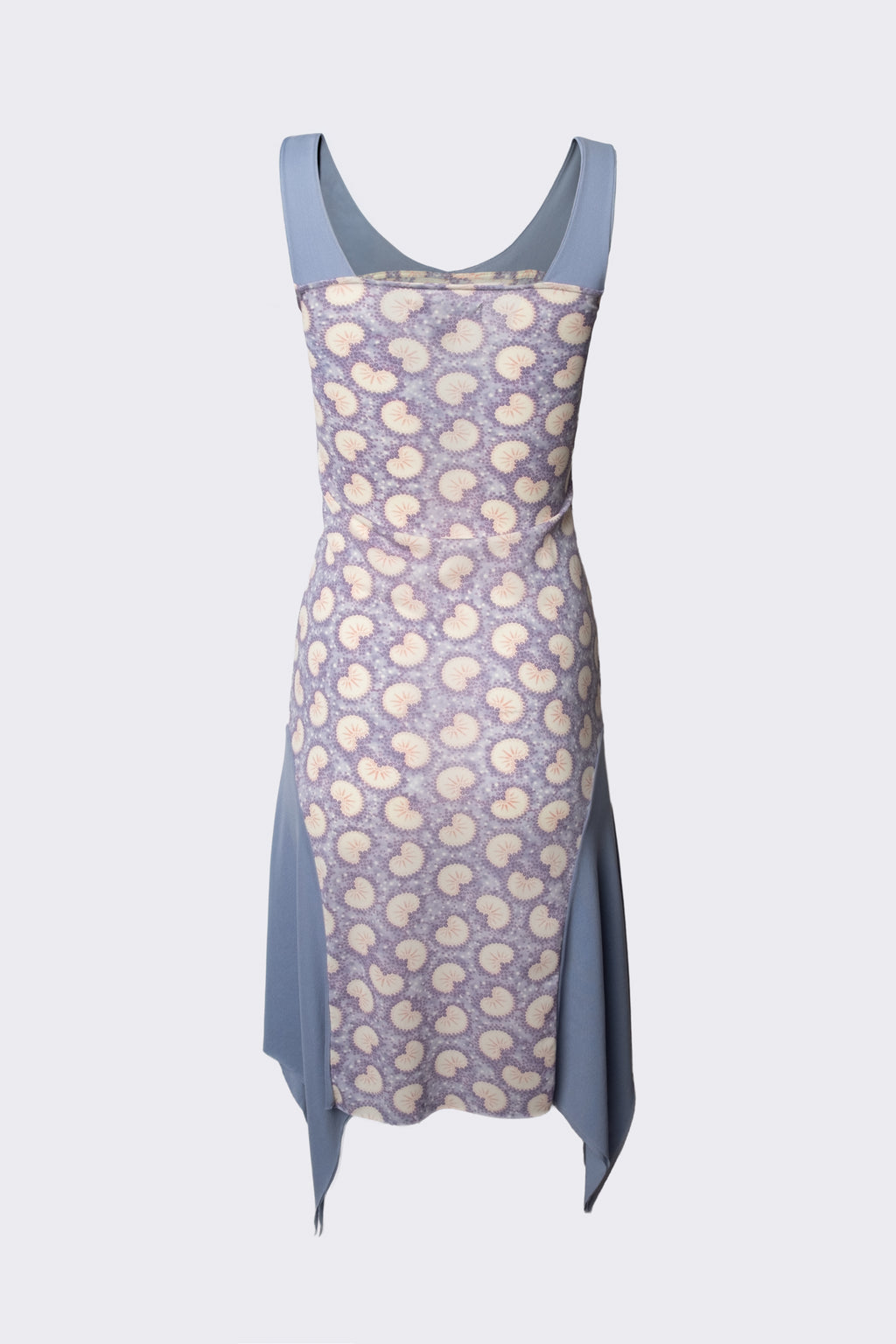 90s Printed Fairy Hem Midi Dress