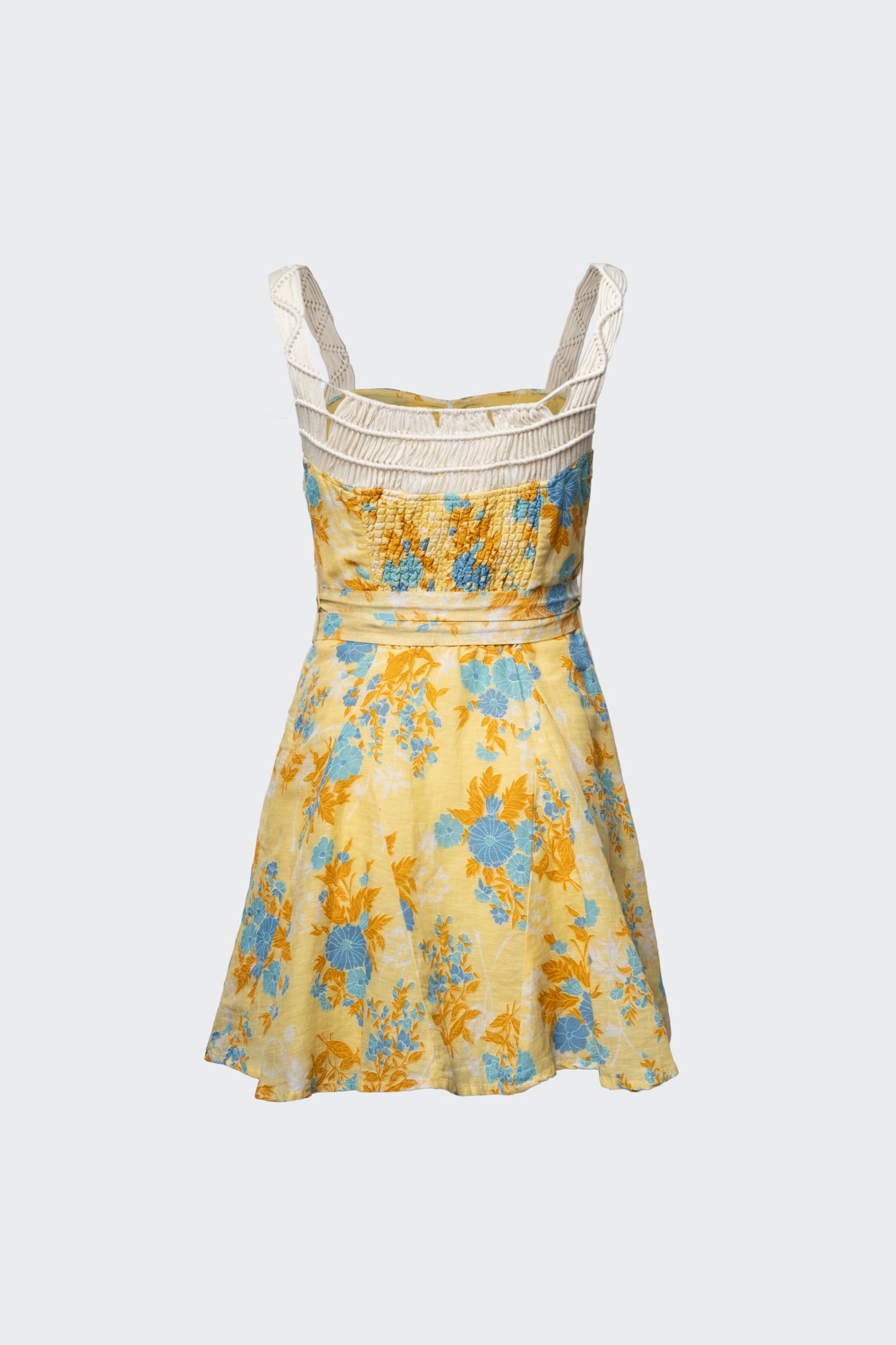 Deadstock 2000s Crochet Trim Cotton Dress
