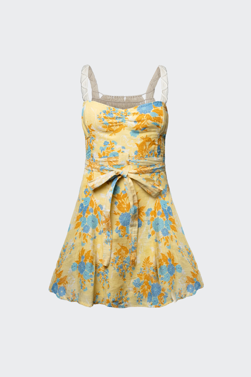 Deadstock 2000s Crochet Trim Cotton Dress