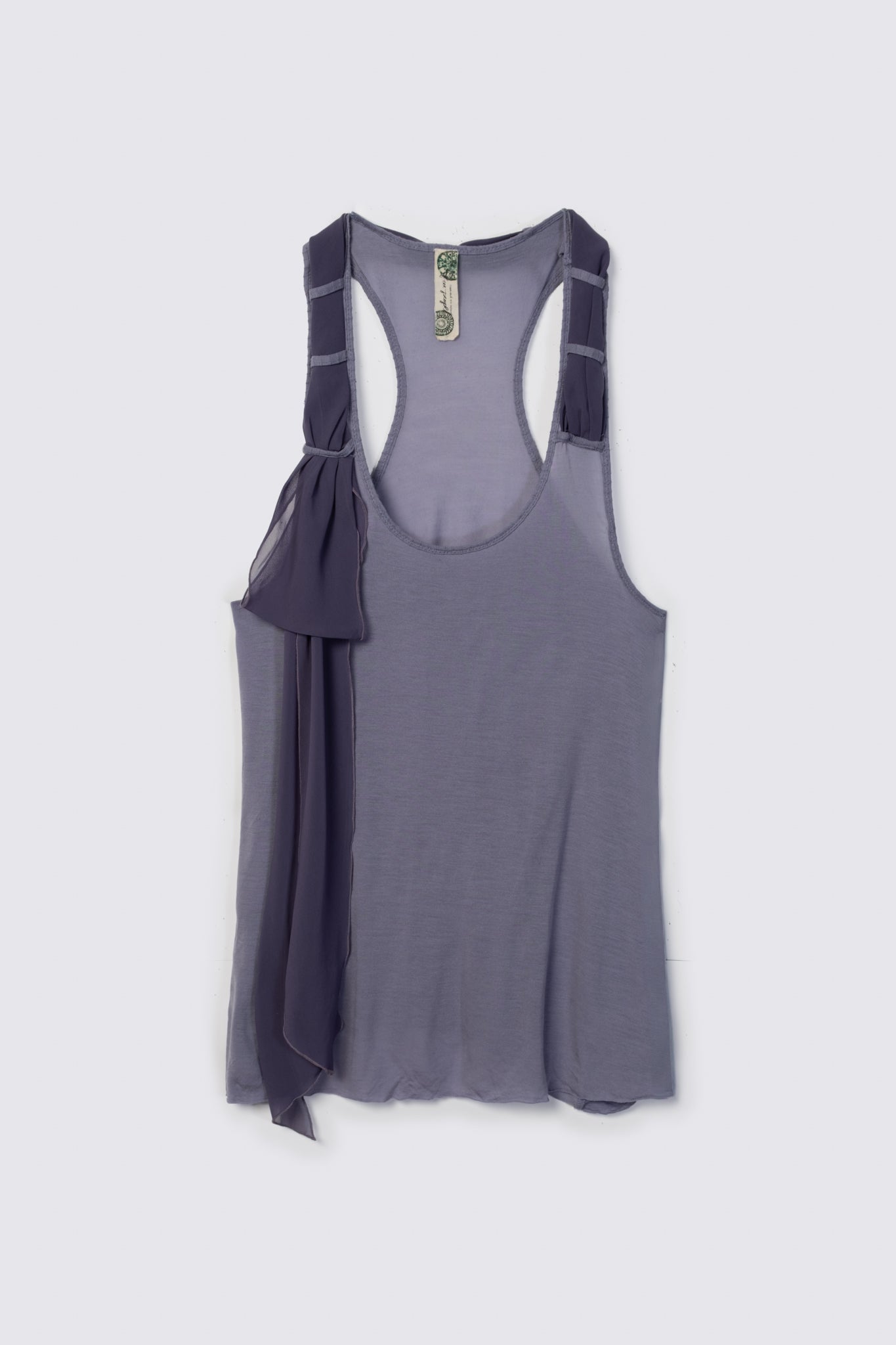 Early 2010s Drapey Ribbon Tank