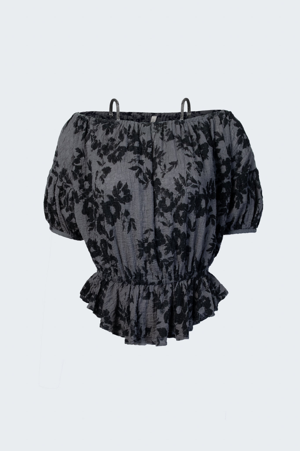 2000s Off The Shoulder Peplum Top