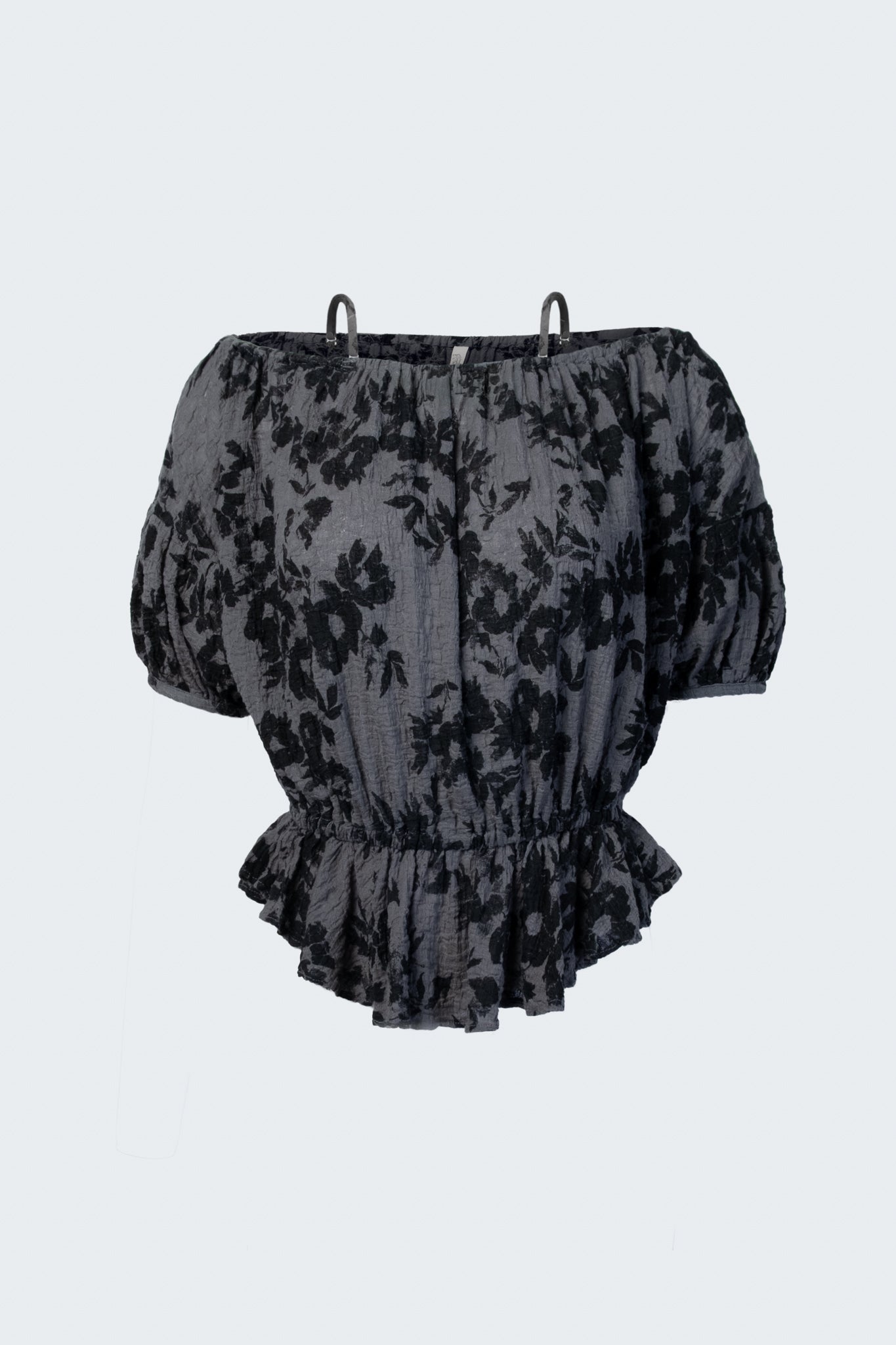 2000s Off The Shoulder Peplum Top