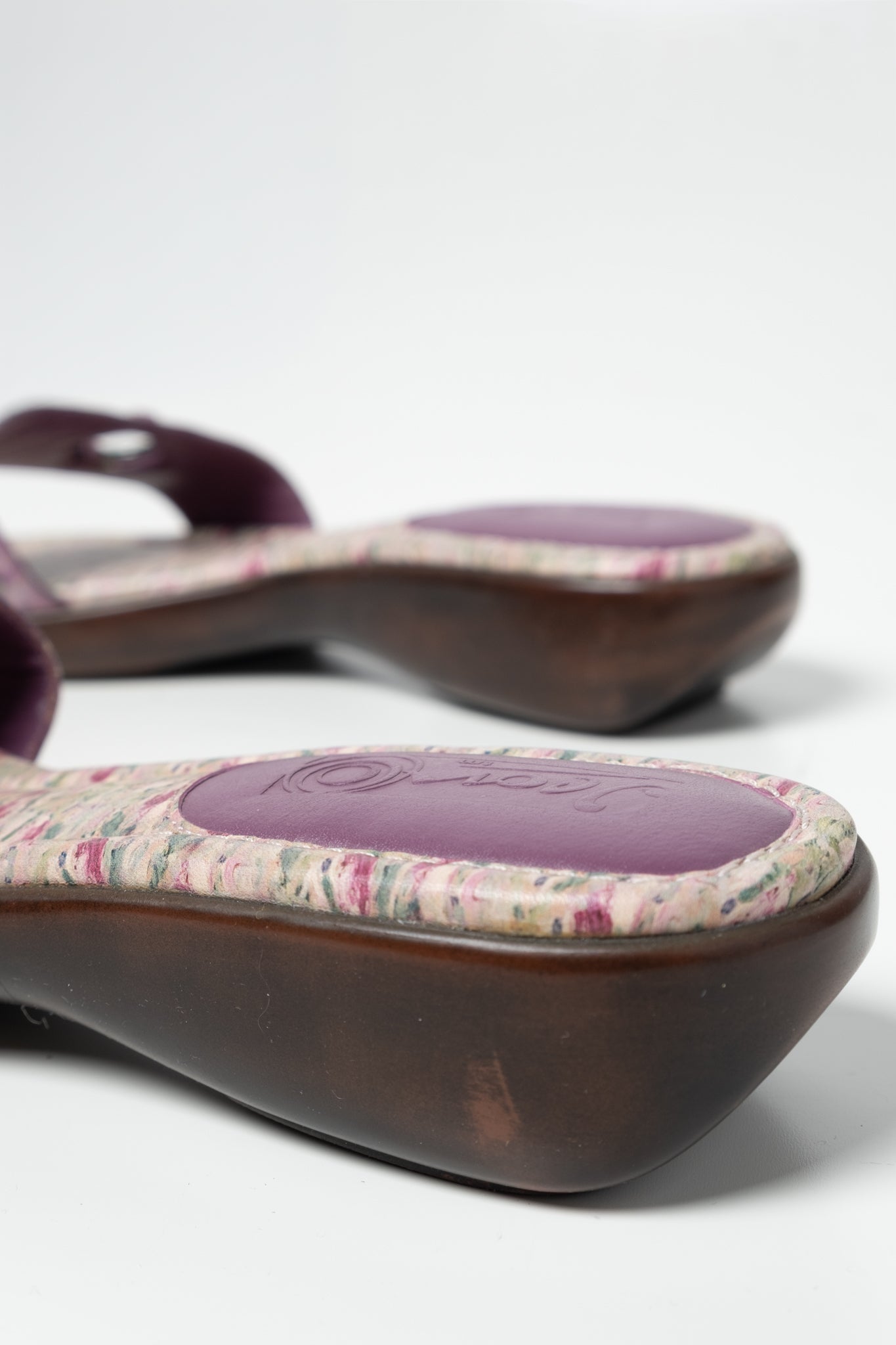 Y2K Icon Gustav Klimt Kitten Wedge Slides
