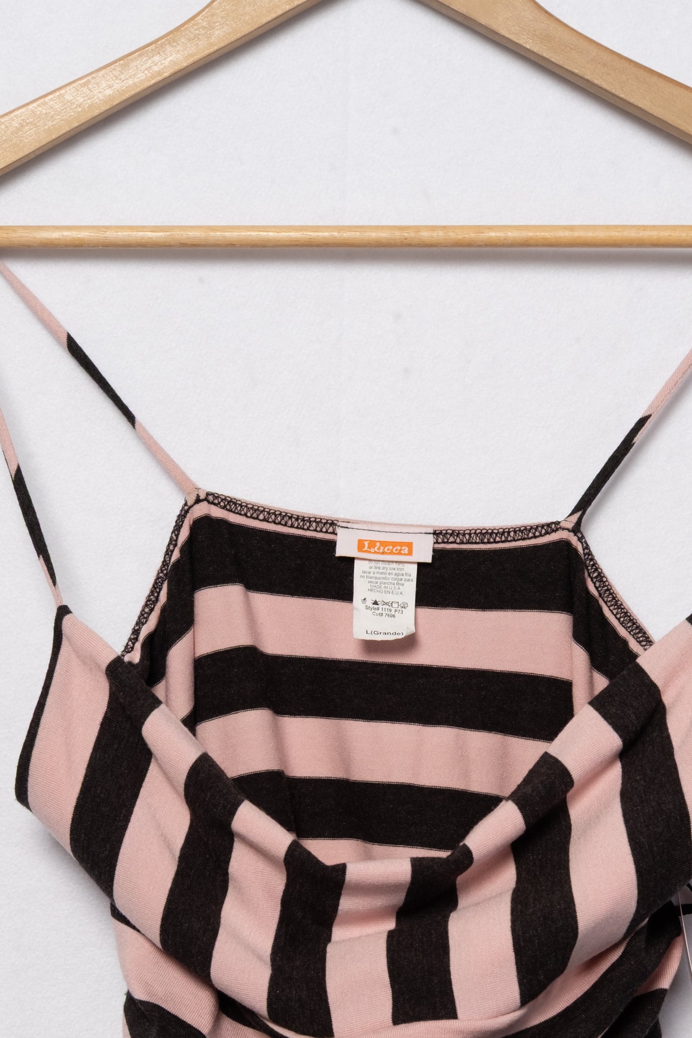 Y2K Lucca Striped Jersey Dress