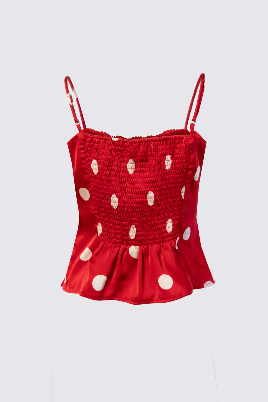 Demi Polka Dot Satin Cami