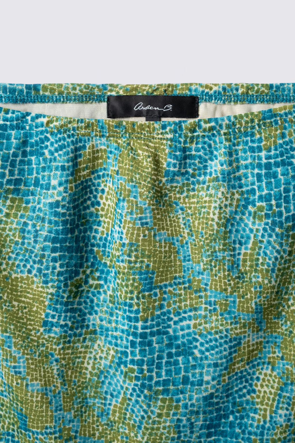 Y2K Arden B Reptile Print Slip Skirt