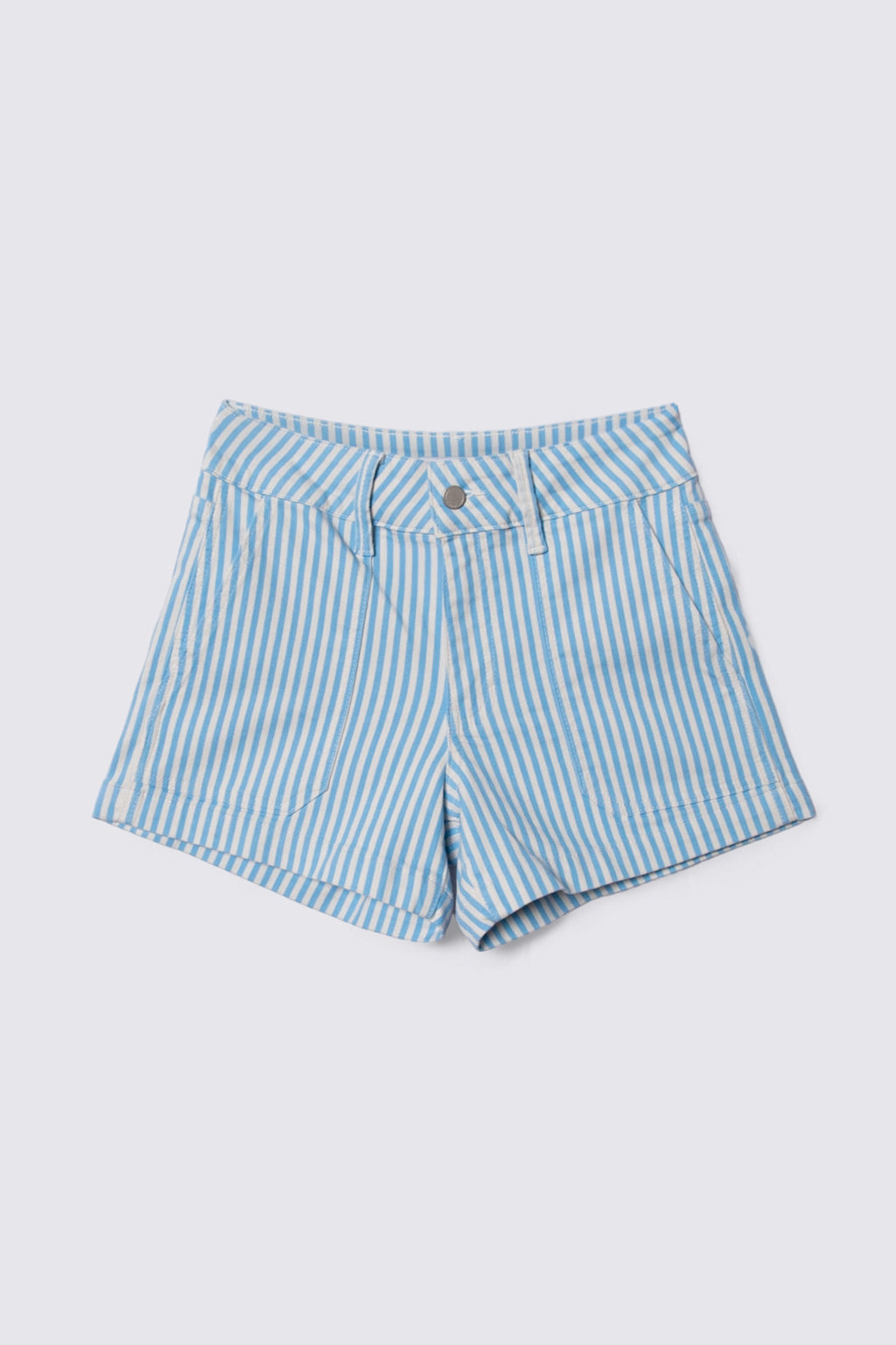 Just Black Pin Stripe Utility Shorts