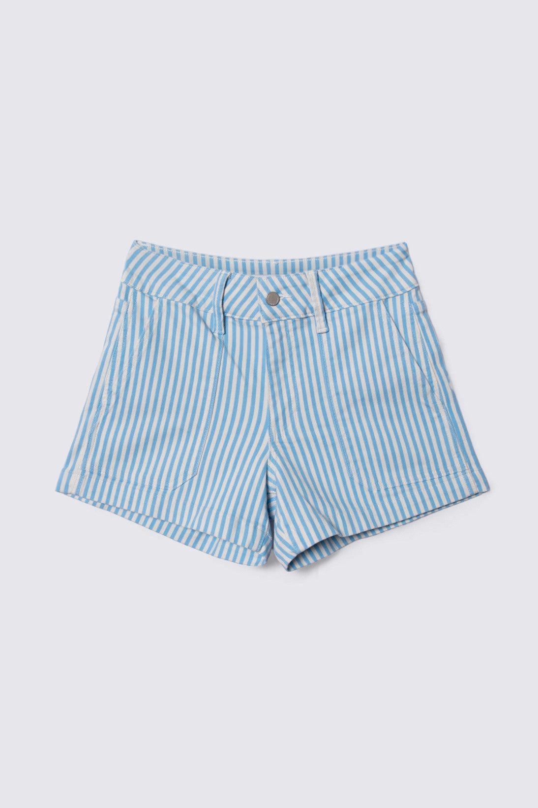 Just Black Pin Stripe Utility Shorts