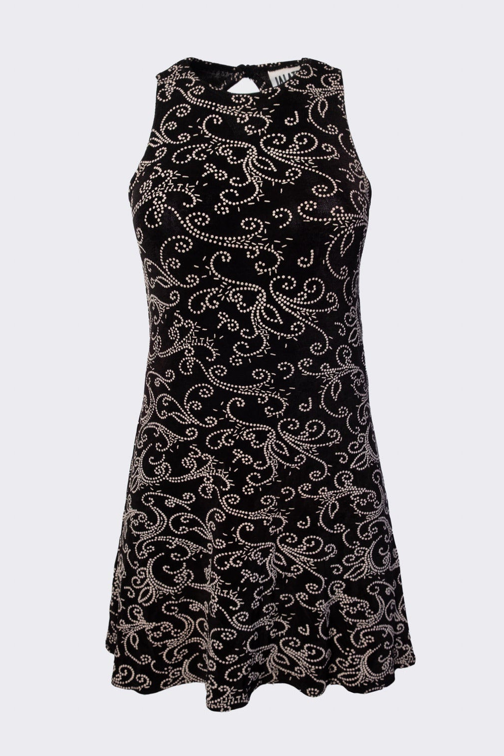 black 90s mini dress Vintage 90s Black Zip Front Cover Up Mini Dress