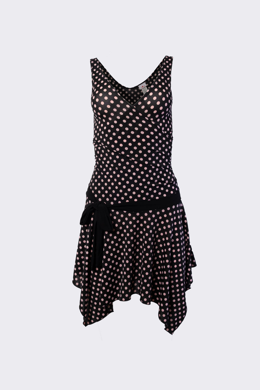 Y2K Polka Dot Fairy Hem Dress