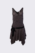 Y2K Polka Dot Fairy Hem Dress