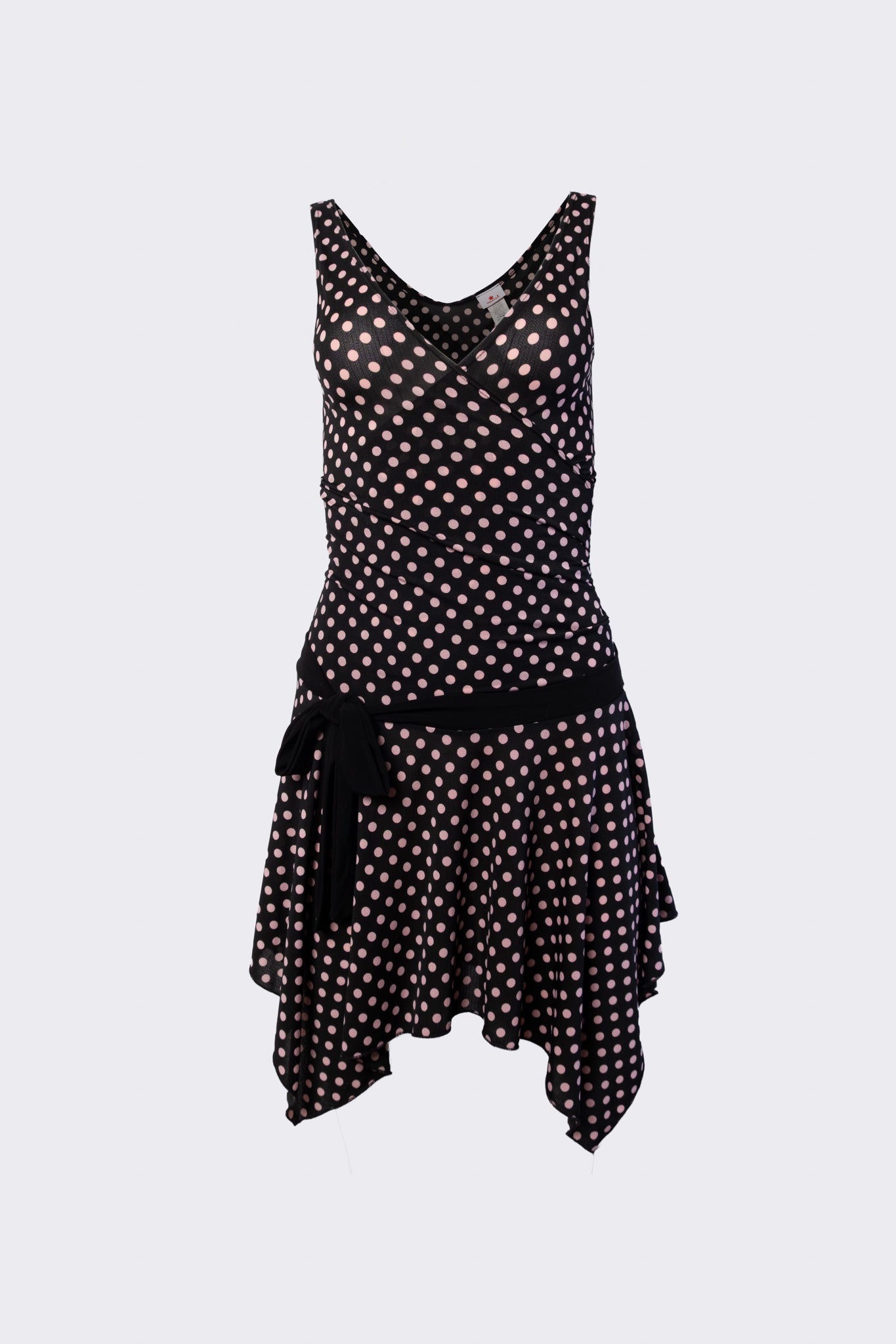 Y2K Polka Dot Fairy Hem Dress