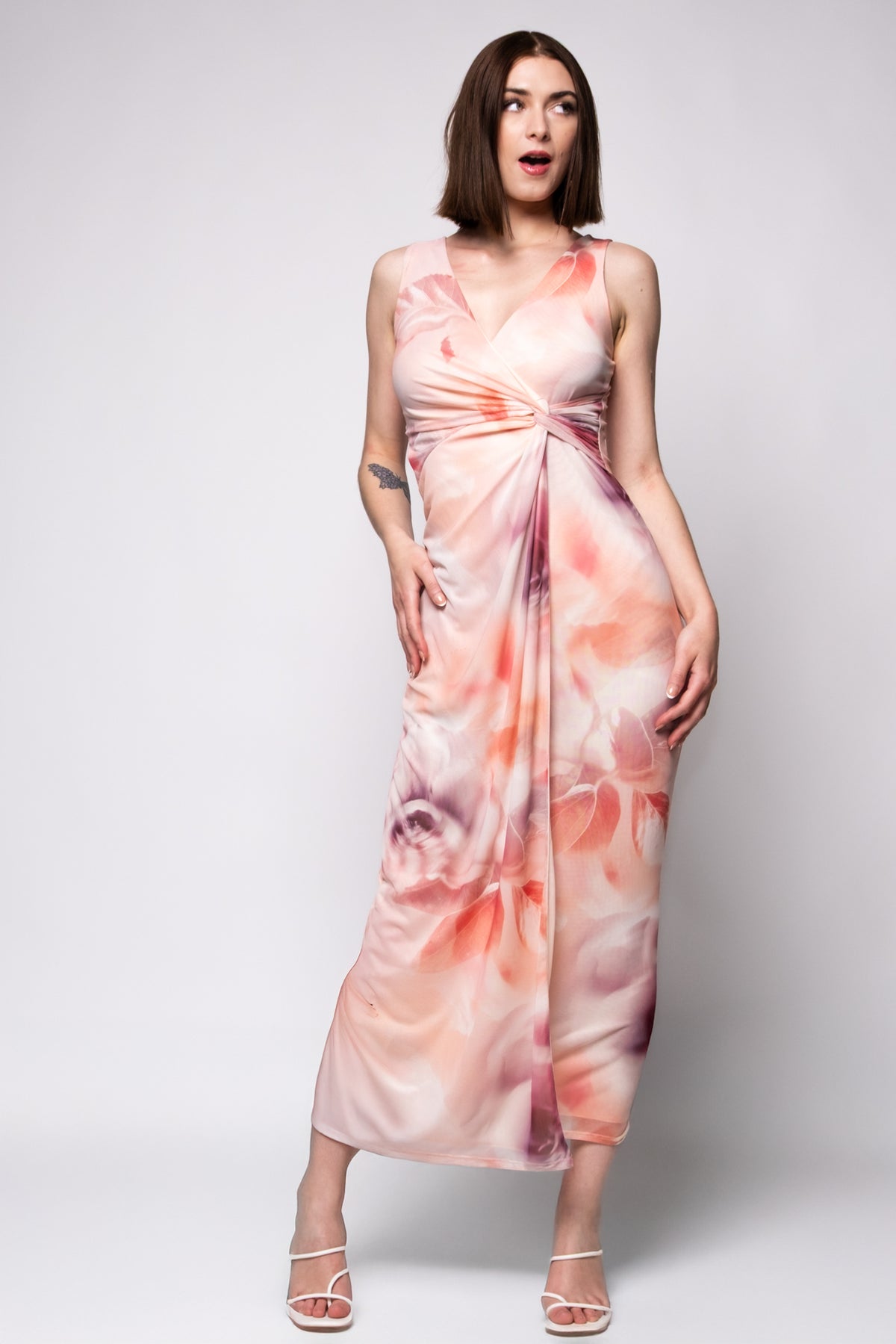 Savannah Cinched Midi Dress