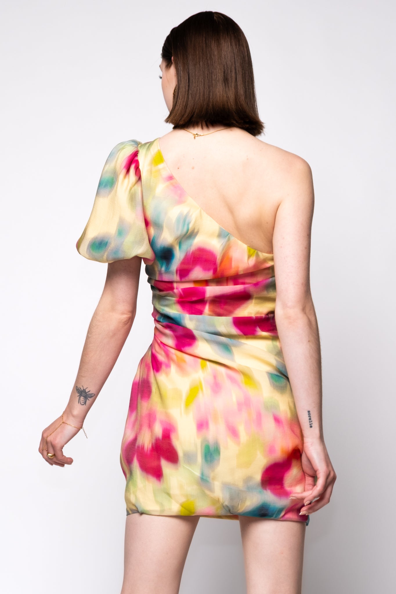 Steve Madden Angel One Shoulder Mini Dress