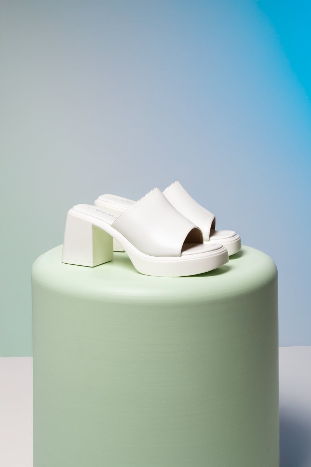 Lennox Platform Slide Mules