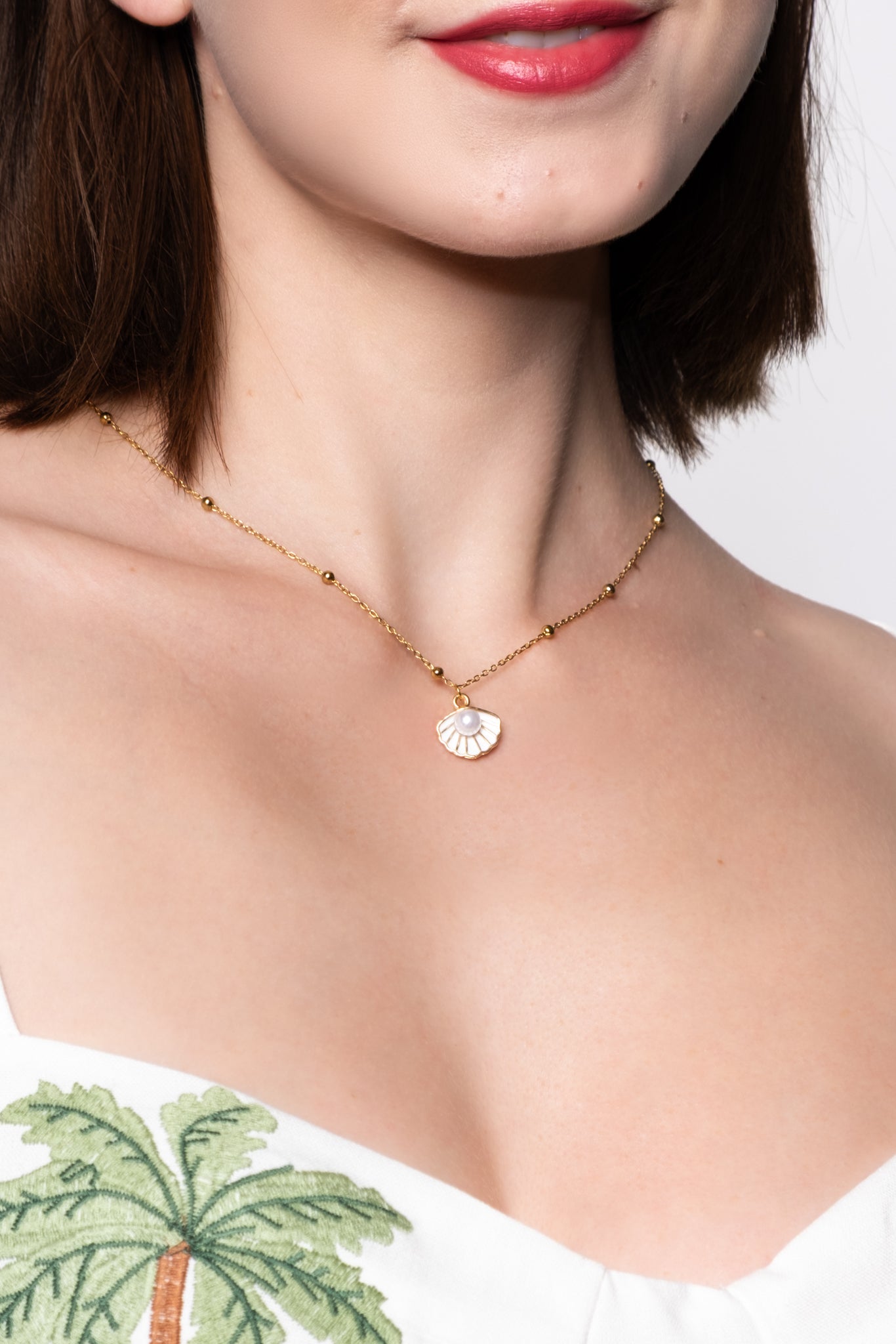 Oyster Shell Danty Necklace – Calico