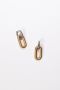 Mixed Metal Convertible Huggie Hoops