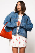 Just Black Relaxed Fit Denim Jacket