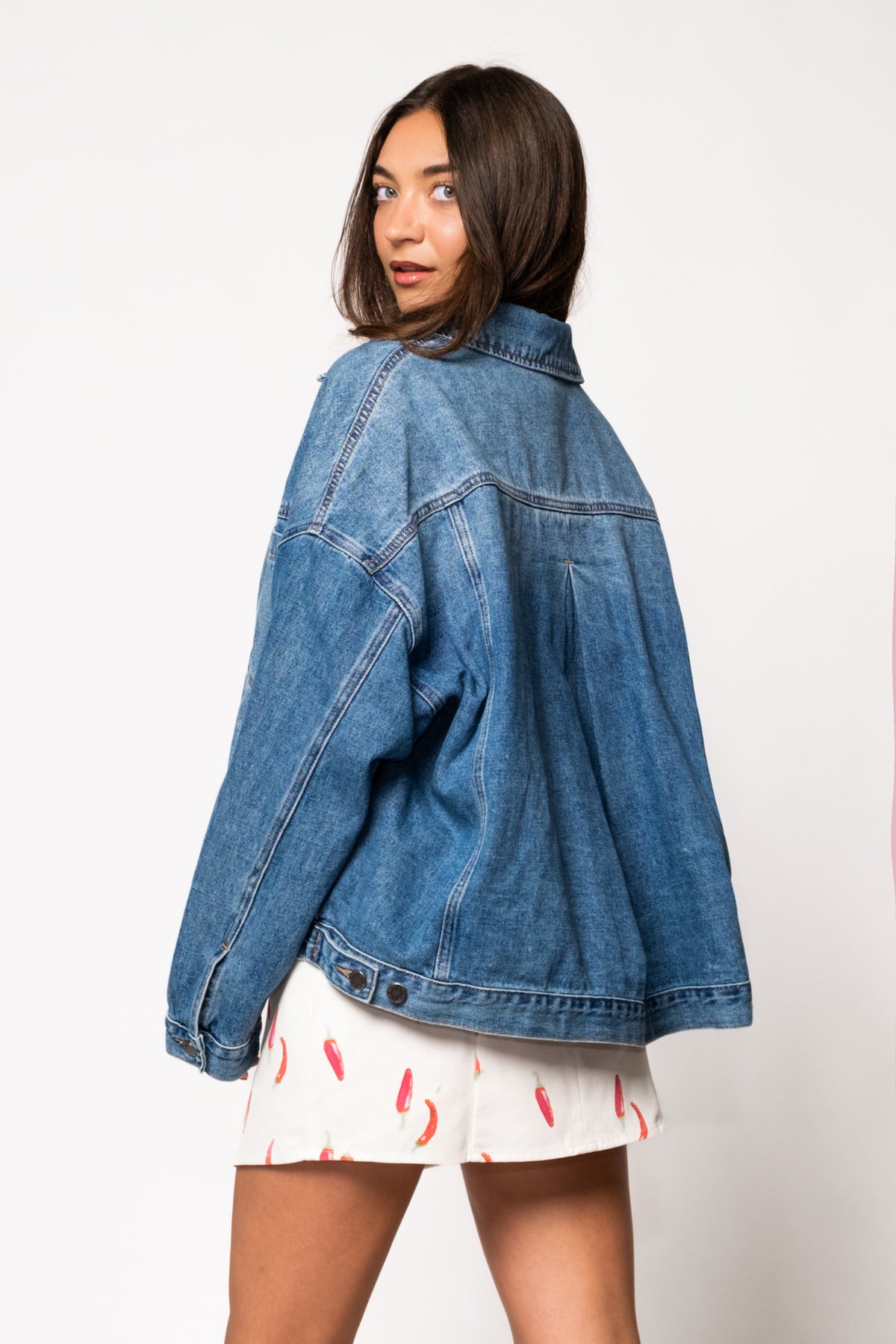 Just Black Relaxed Fit Denim Jacket