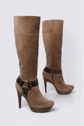 00s Tall Suede Stilletto Boots