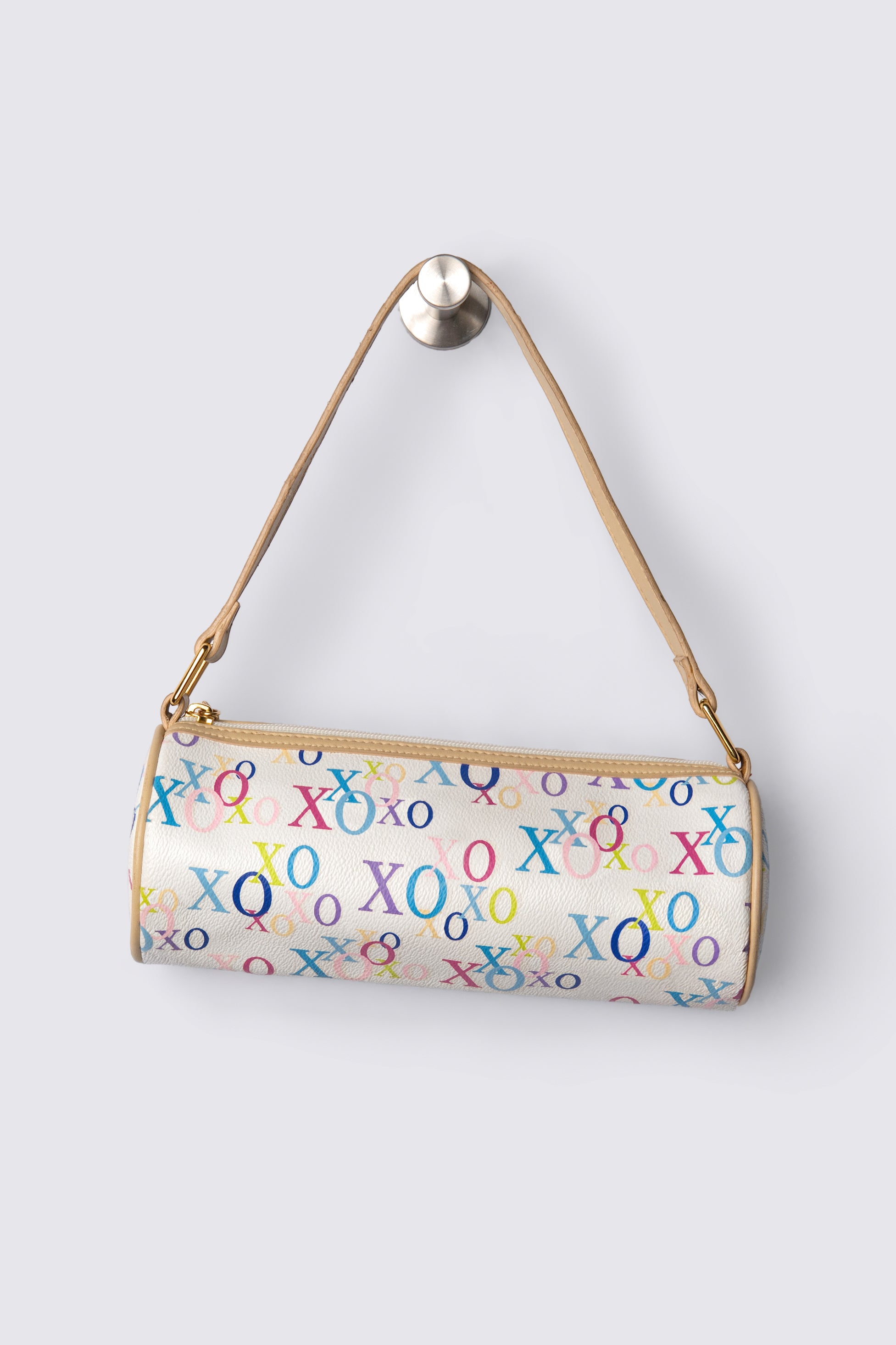 Y2K XOXO Mini Barrel Bag