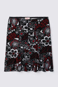 Y2K Candie's Floral Print Slip Skirt