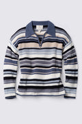 90s Express Striped Zip Sweater