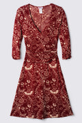 Y2K Stretchy Floral Print Dress