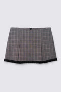 Y2K Lowrise Plaid Mini Skirt