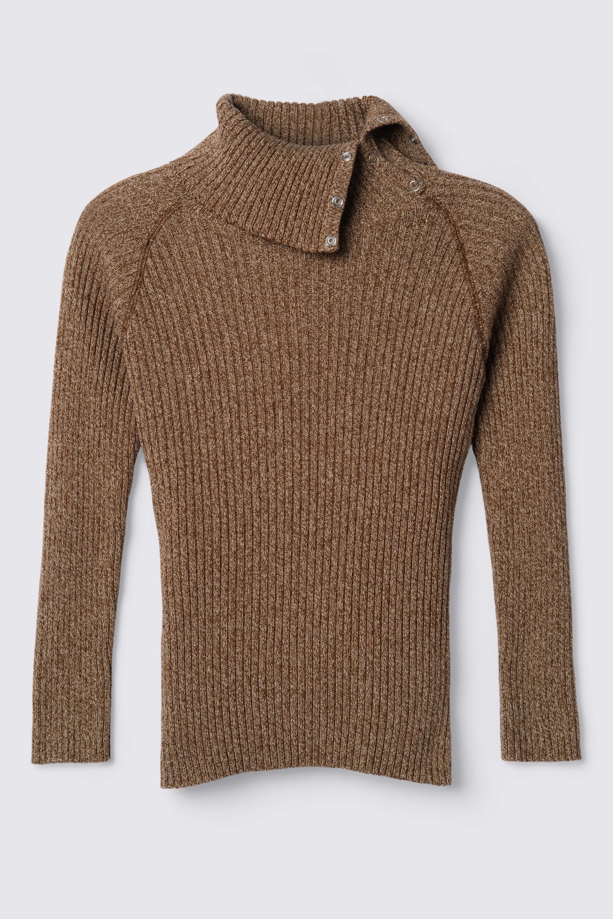 Y2K Takeout Snap Turtleneck Top