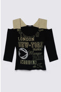 Y2K Morgan De Tois Cold Shoulder Top