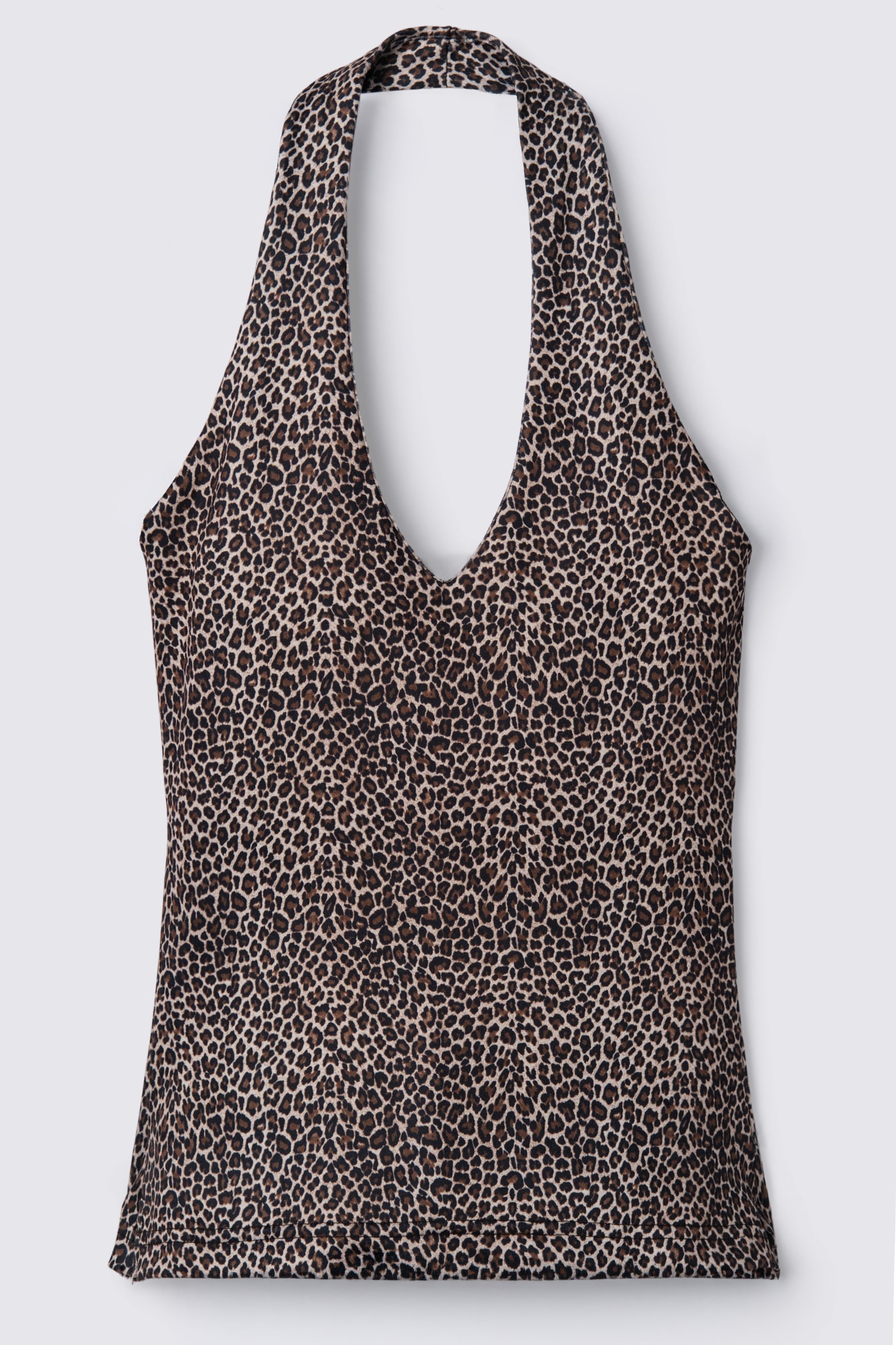 Y2K Formula X Leopard Halter Top
