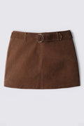 Y2K Deadstock Weathervane Suede Mini Skirt