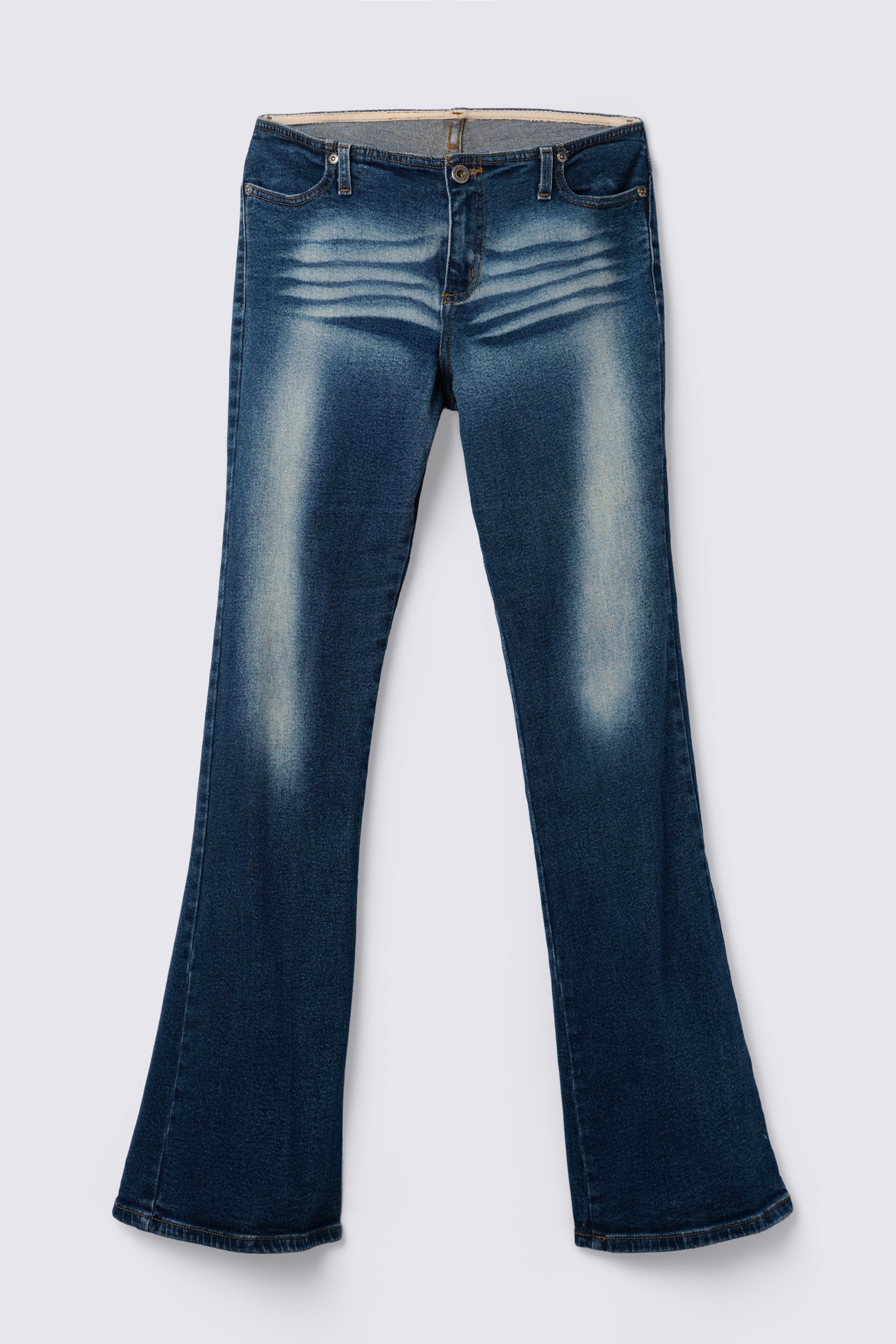 Y2K Lowrise High Contrast Faded Flares