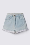 90s Christina Highwaist Lace Trim Shorts