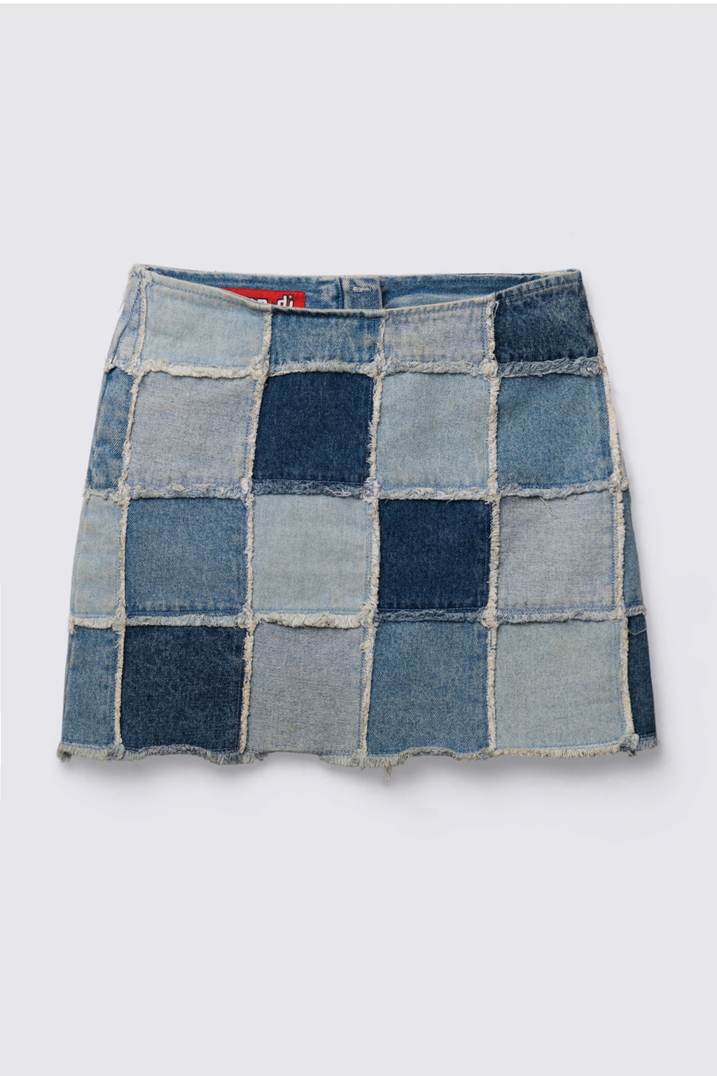 Y2K Zana Di Patchwork Mini Skirt
