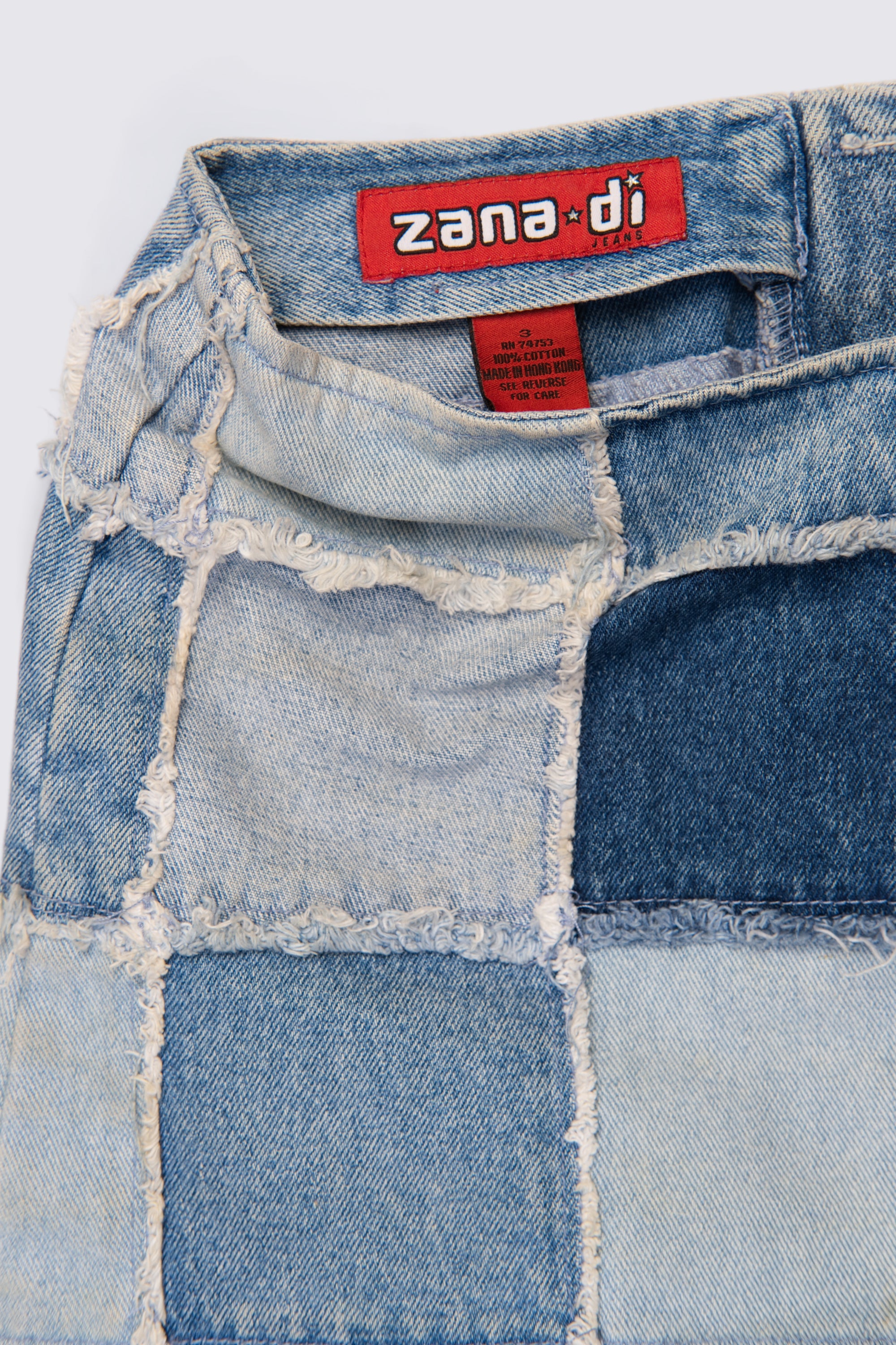 Y2K Zana Di Patchwork Mini Skirt