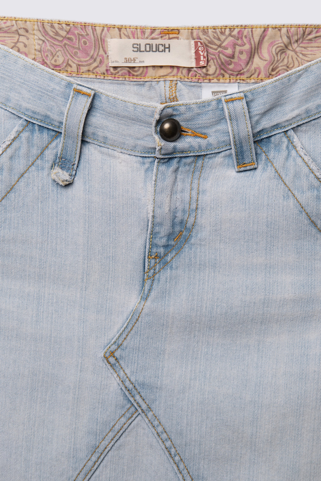 Y2K Levi's 504 Slouch Lowrise Denim Skirt