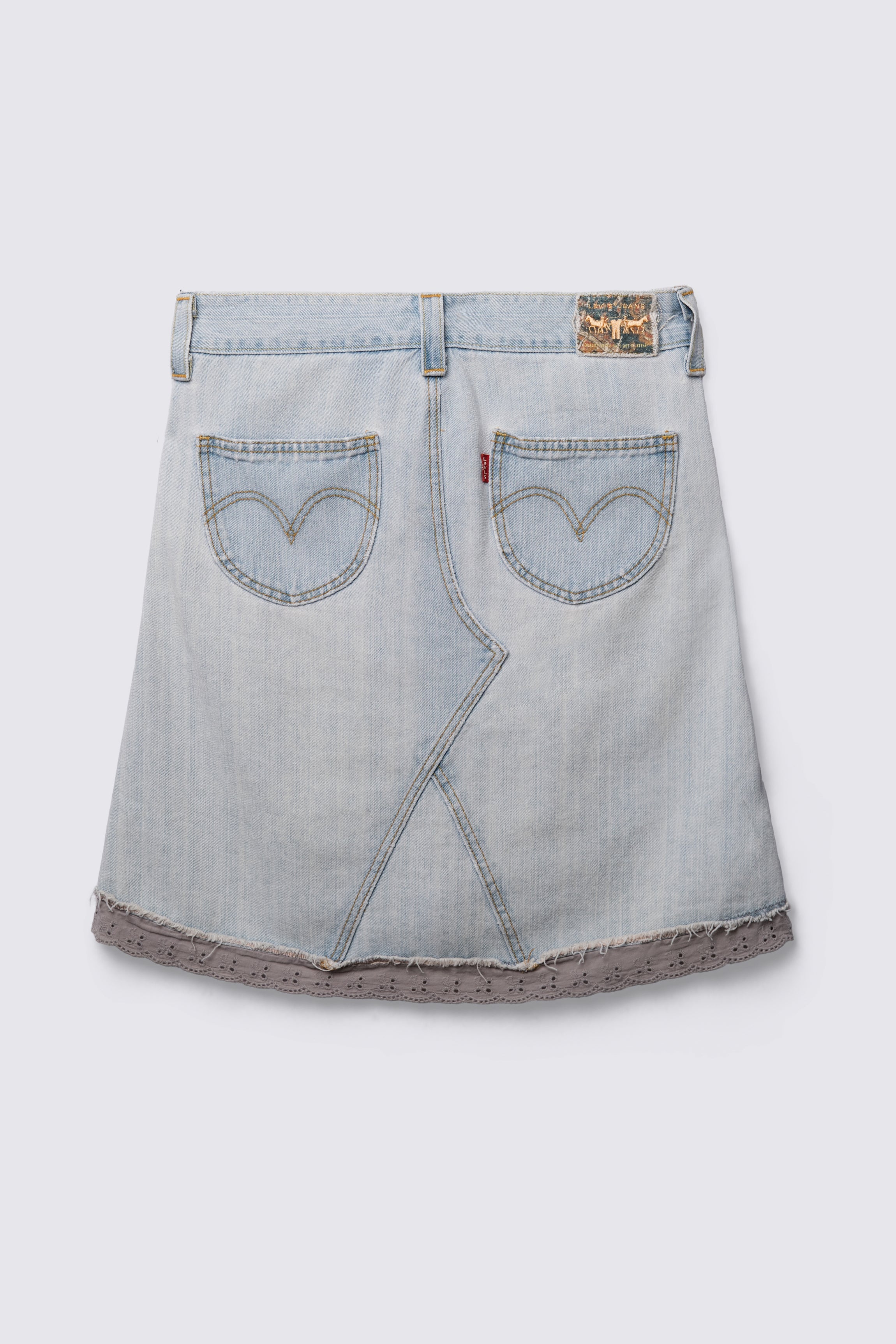 Y2K Levi's 504 Slouch Lowrise Denim Skirt