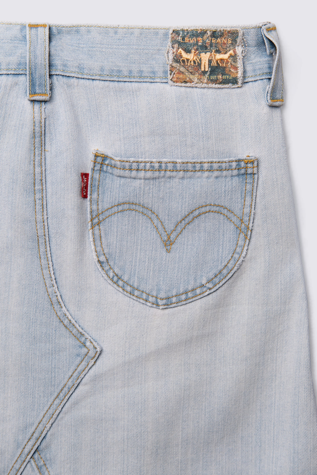 Y2K Levi's 504 Slouch Lowrise Denim Skirt