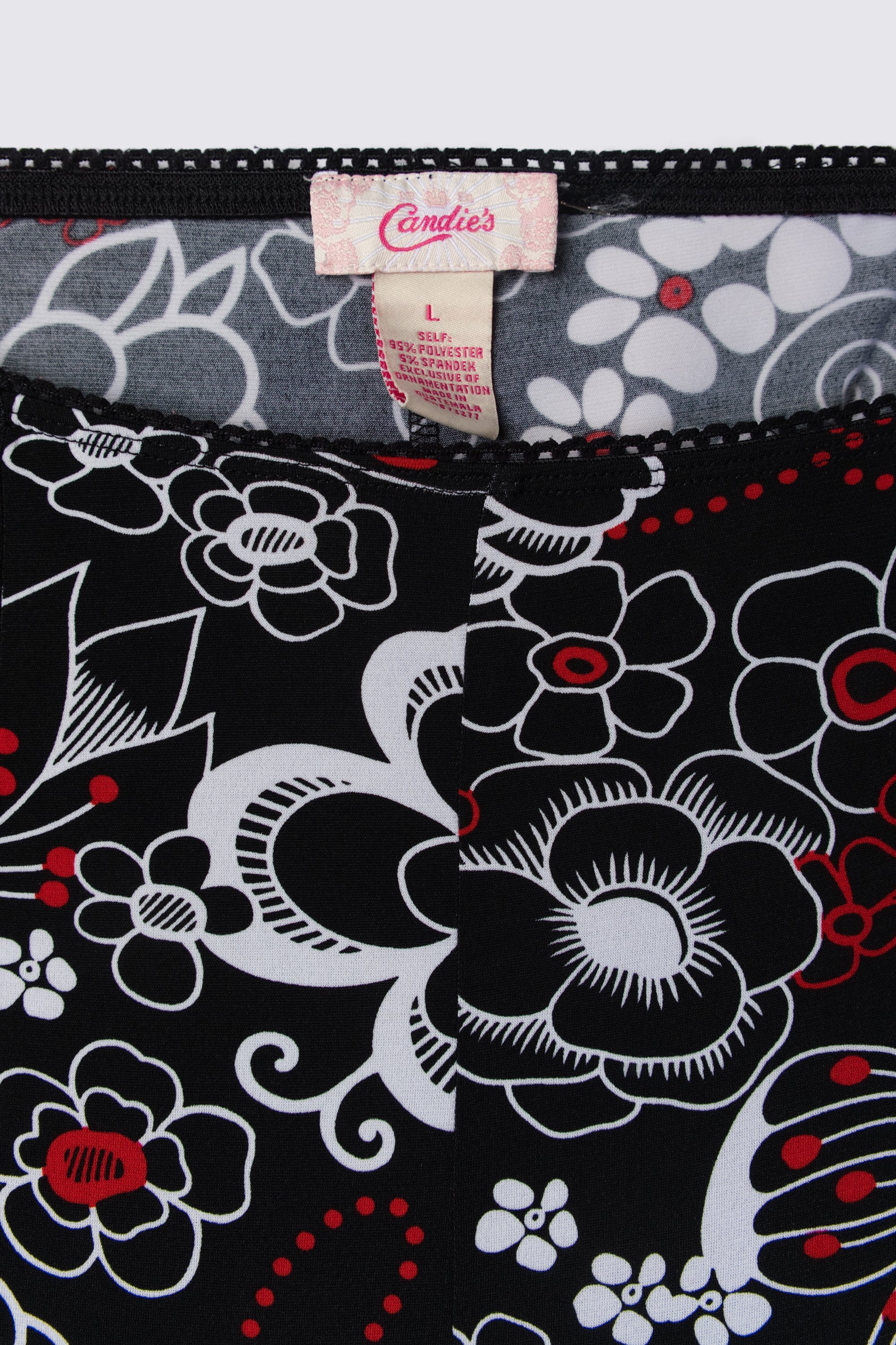 Y2K Candie's Floral Print Slip Skirt