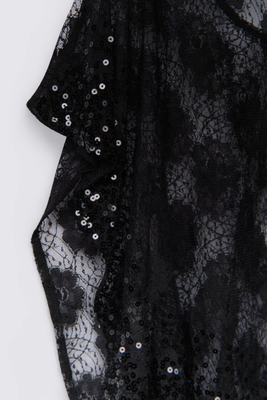 Charlotte Russe Asymmetric Lace Poncho Top