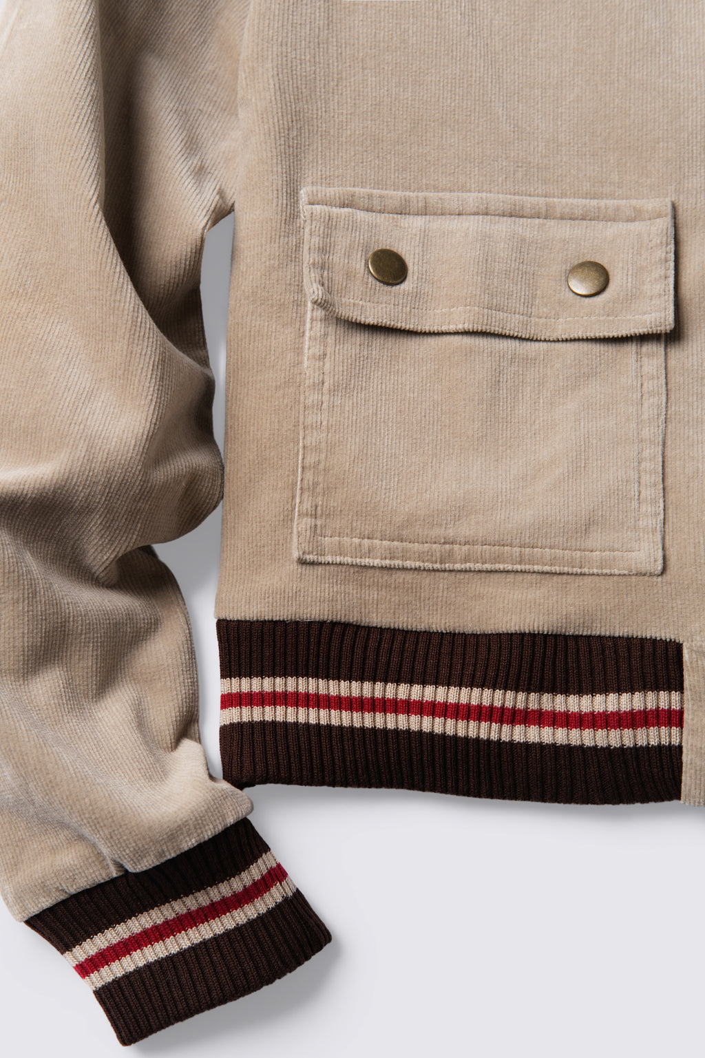 Y2K Fur Collar Corduroy Bomber Jacket