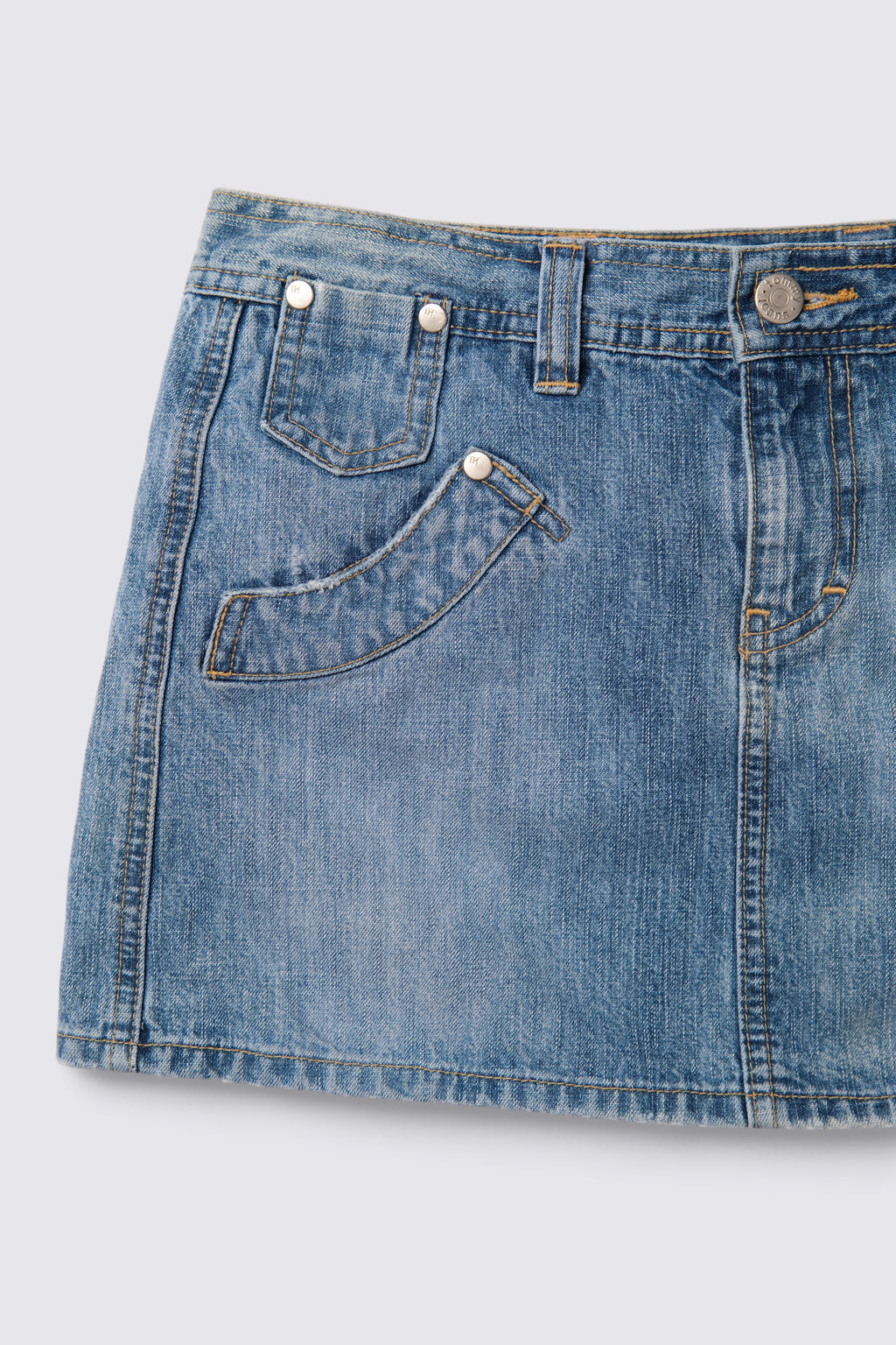 2004 Tommy Jeans Lowrise Denim Mini Skirt