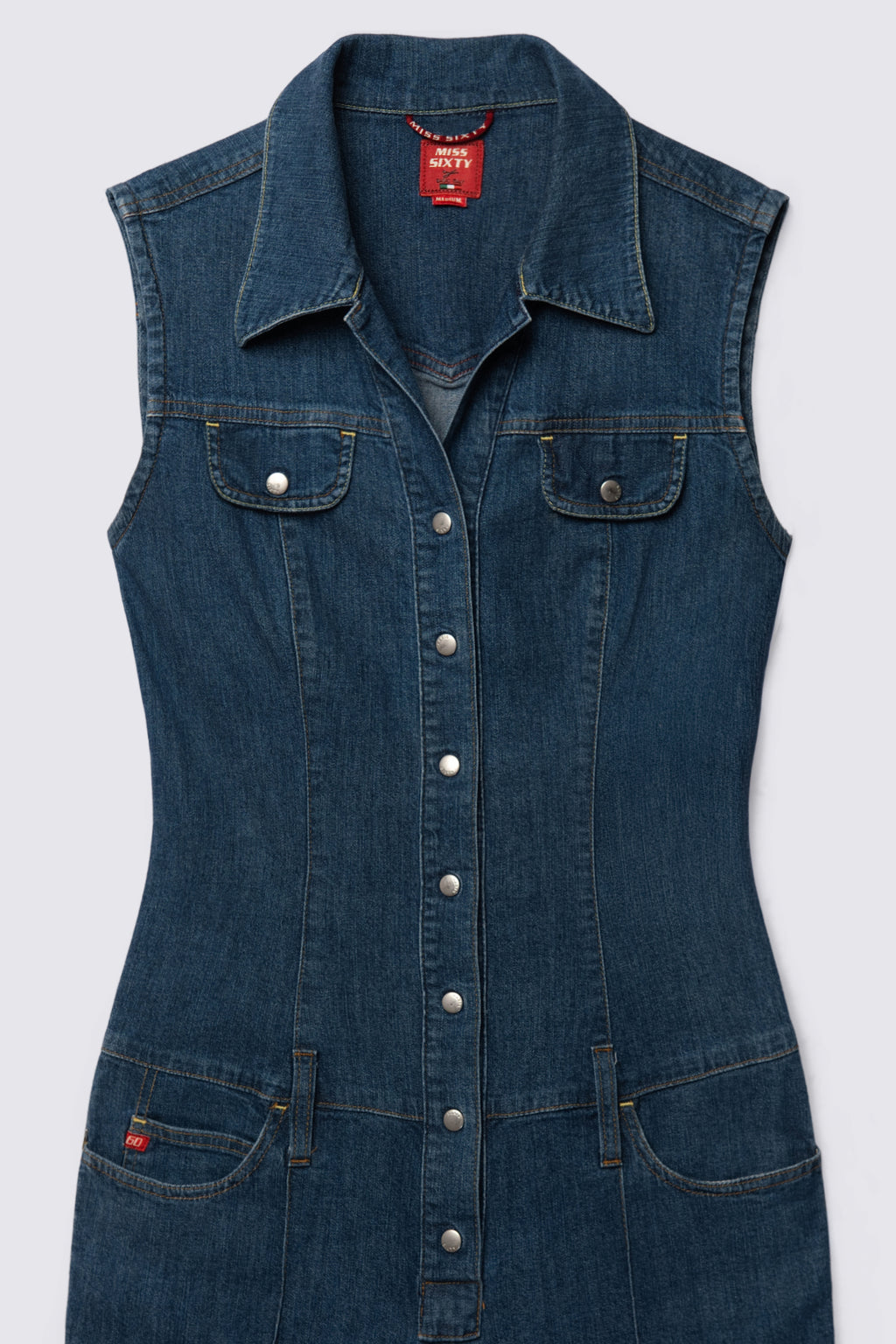 Y2K Miss Sixty Stretch Denim Jumpsuit