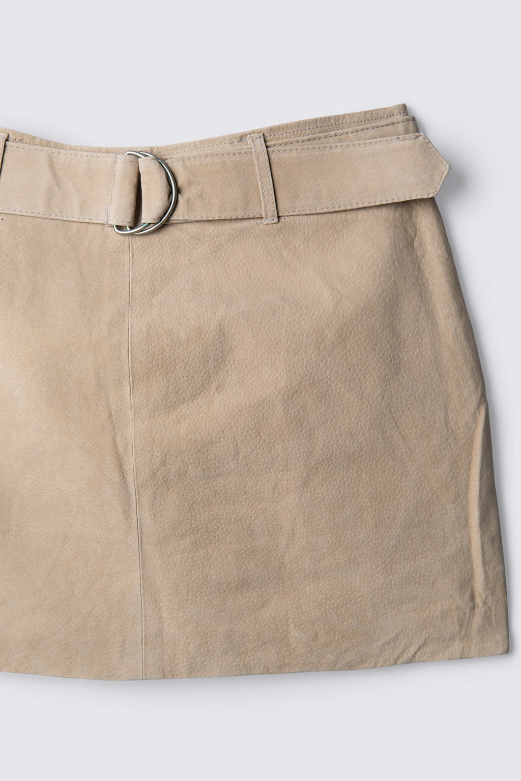 Y2K Deadstock Weathervane Suede Mini Skirt