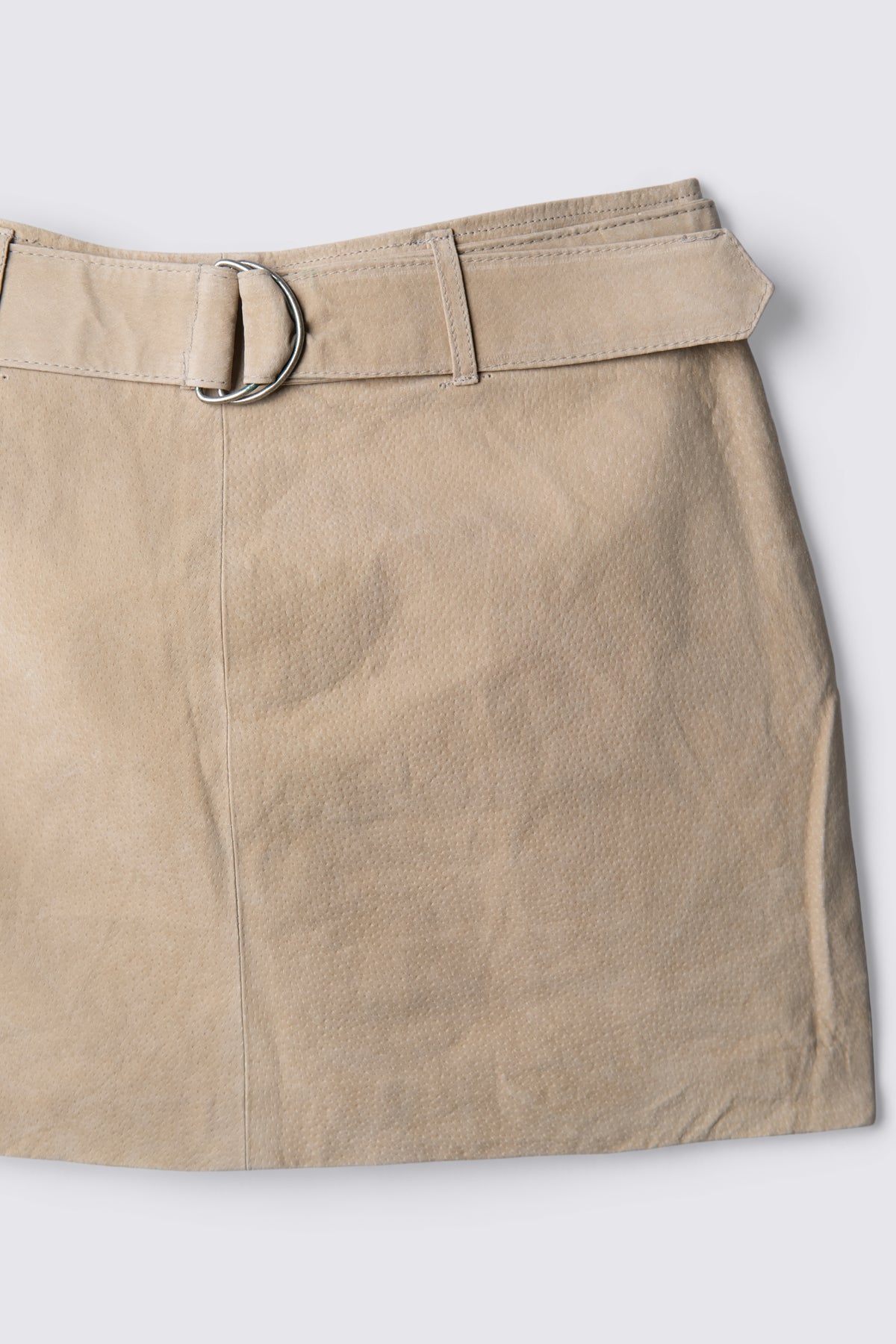 Y2K Deadstock Weathervane Suede Mini Skirt