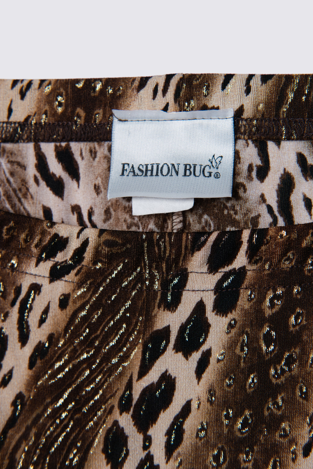 Y2K Fashion Bug Animal Print Slip Skirt